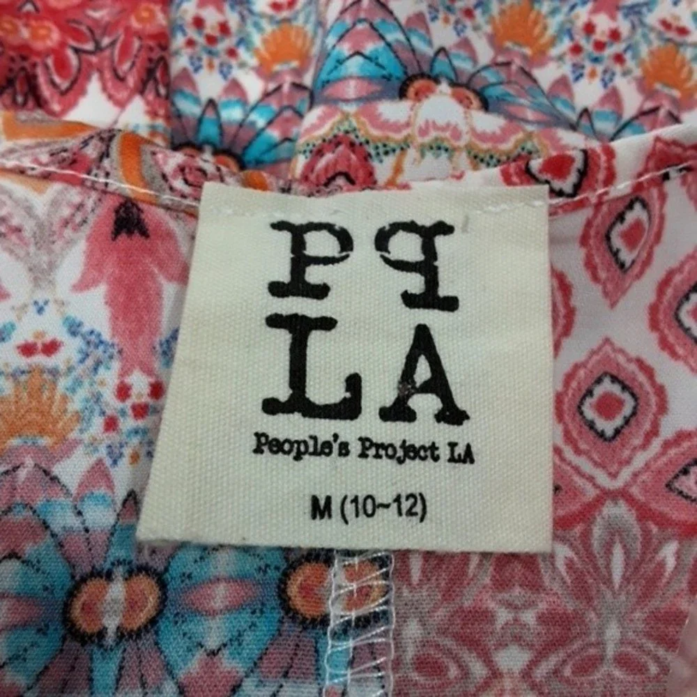 People’s Project LA Zilla Girls Kimono Poncho Top Medium  Open Front Cover Up